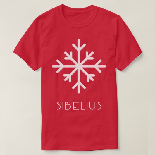 Collectie Sibelius Composer T-shirt (Design voorkant)