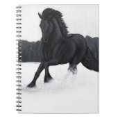 Collectie sneeuwpaarden notitieboek (Voorkant)