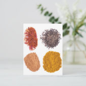 Collectie specerijen briefkaart (Staand voorkant)