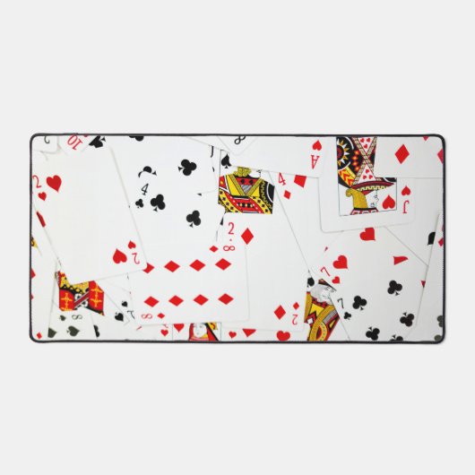 Collectie speelkaarten bureaumat (Voorkant)