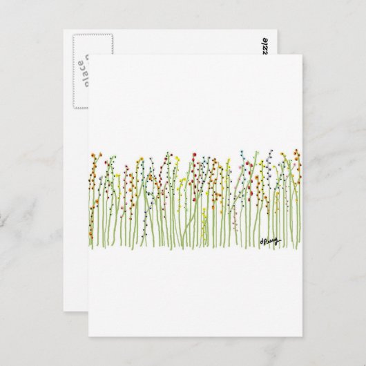 collectie "SPRINGSTROMEN" Briefkaart (Voorkant / Achterkant)