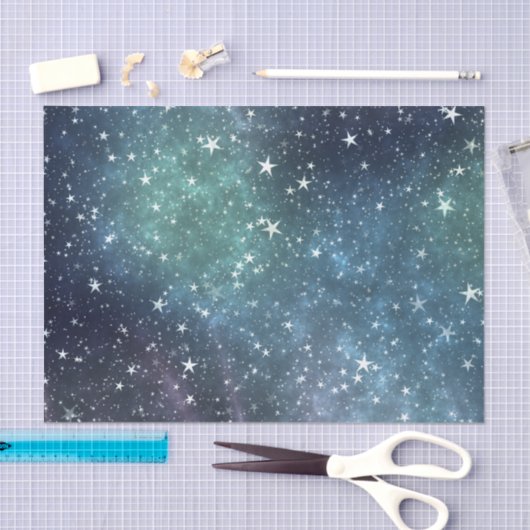 Collectie sterrennacht uitzicht tissuepapier (Craft)