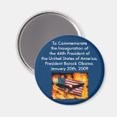 collectie ter herdenking van de opkomst van 2009 magneet (Voorkant / Achterkant)