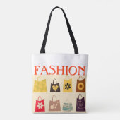 COLLECTIE TONEN - Dames CANVAS TAS (Achterkant)