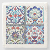 Collectie Turkse tegels Stenen Onderzetter (Voorkant)