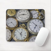 Collectie van Antiek horloges Muismat (Met muis)