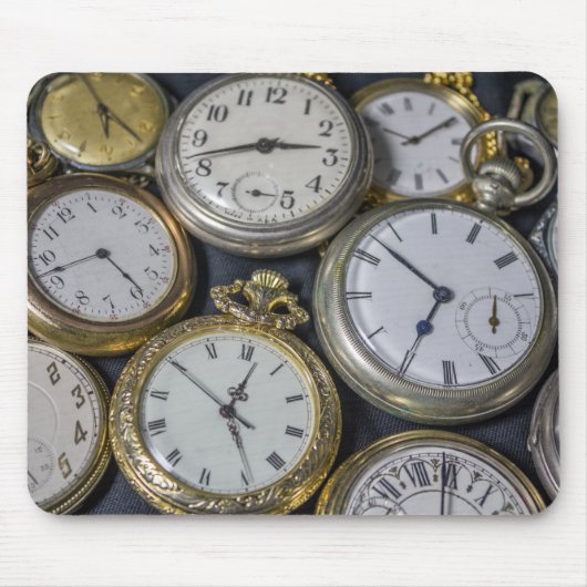 Collectie van Antiek horloges Muismat (Voorkant)