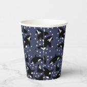 Collectie van Arctische dieren - Orcas Papieren Bekers (Rechts)