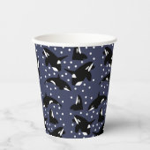 Collectie van Arctische dieren - Orcas Papieren Bekers (Voorkant)