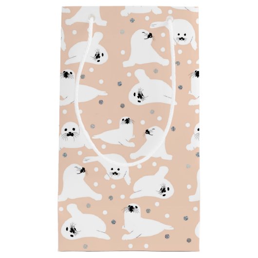 Collectie van Arctische dieren - zeehonden Klein Cadeauzakje (Voorkant)