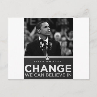 Collectie van Barak Obama Briefkaart
