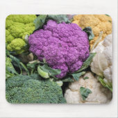 Collectie van bloemkool, vers muismat (Voorkant)