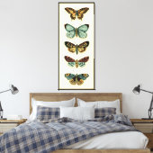 Collectie van Butterfly door Chariklia Zarris Canvas Afdruk (Insitu (Slaapkamer))