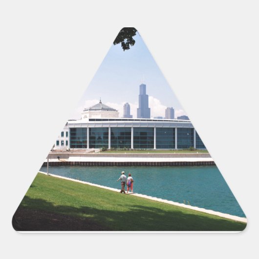 Collectie van Chicago Shedd Aquarium Sticker (Voorkant)