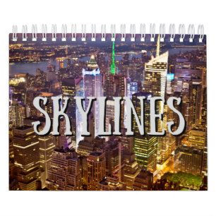 Collectie van City Skylines Wall Agenda Kalender