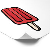 Collectie van consumptie-ijs poster (Hoek)