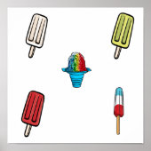 Collectie van consumptie-ijs poster (Voorkant)