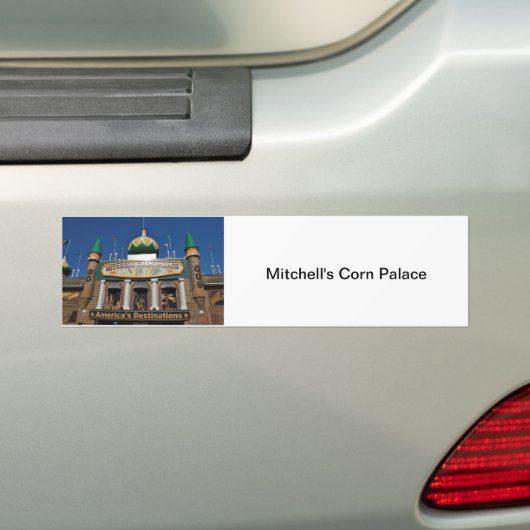 Collectie van Corn Palace Bumpersticker (Op auto)