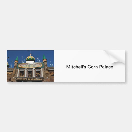 Collectie van Corn Palace Bumpersticker (Voorkant)