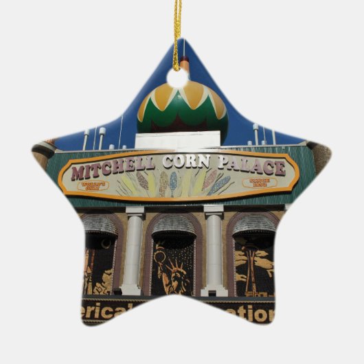 Collectie van Corn Palace Keramisch Ornament (Voorkant)