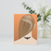 Collectie van damesnek Tattoo Art print nr. 1/10 Briefkaart (Staand voorkant)