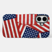 Collectie van de Amerikaanse vlag Case-Mate iPhone Case (Achterkant (horizontaal))