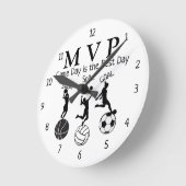 Collectie van de expressie van kinderen  ronde klok (Hoek)