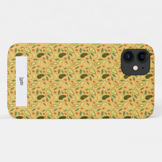 Collectie van de fruitmand - Avocado Case-Mate iPhone Case (Achterkant (horizontaal))