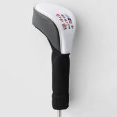 Collectie van de Gnomen van juli Golfheadcover (Schuin)