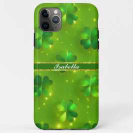 Collectie van de groene moderne St. Patrick's Day  Case-Mate iPhone Case