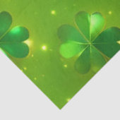 Collectie van de groene moderne St. Patrick's Day  Tissuepapier (Detail)