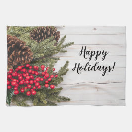 Collectie van de Grote en Holly Holiday Theedoek