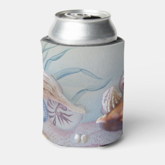 Collectie van de Koelbox van Seashells Blikjeskoeler (Blikje Achterkant)