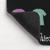 Collectie van de Mode van Clothes Victim Mousepad Muismat (Hoek)