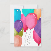 Collectie van de Partij van de adoptie Kaart (Achterkant)