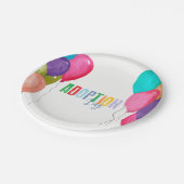 Collectie van de Partij van de adoptie Papieren Bordje (Gekanteld)