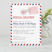 Collectie van de Rode Weddenschap Uitnodiging Post (Staand voorkant)