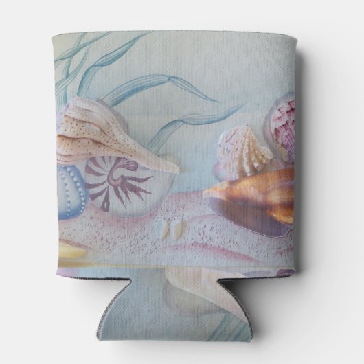 Collectie van de Seashells Blikjeskoeler (Achterkant)
