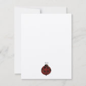 Collectie van de tuin Ladybug Kaart (Achterkant)