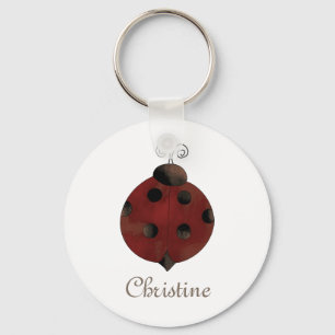 Collectie van de tuin Ladybug Sleutelhanger
