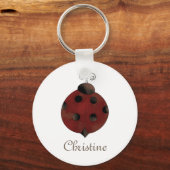 Collectie van de tuin Ladybug Sleutelhanger (Voorkant)