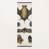 Collectie van diverse vleermuizen yogamat (Voorkant)
