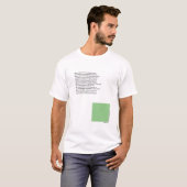 Collectie van dode dichters: #1 Shakespeare Sonnet T-shirt (Voorkant volledig)