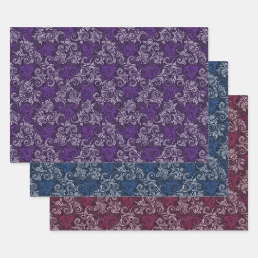  Collectie van Floral Swirl Inpakpapier Vel (Set)