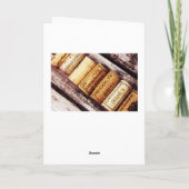 collectie van Franse wijnfles kurken Kaart (Achterkant)