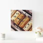 Collectie van Franse wijnflessen Vierkante Klok (Huis)