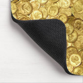 Collectie van goudmunten  muismat (Hoek)