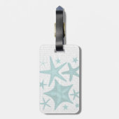 Collectie van groene staarten 2 bagagelabel (Achterkant verticaal)