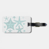 Collectie van groene staarten 2 bagagelabel (Achterkant horizontaal)