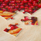 Collectie van groenten en fruit legpuzzel (Zijkant)